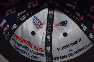 New Era Homage to Tom Brady Super Bowl XXXVI Fitted 59Fifty