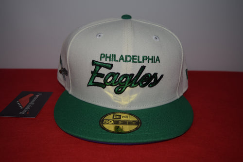 NFL New Era Philadelphia Eagles Throwback Fitted Hat 59Fifty