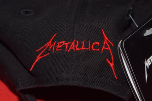 Metallica X New Era Black Logo Strapback 9Forty