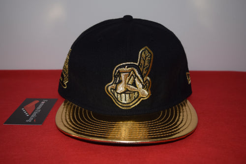 MLB New Era Cleveland Indians Chief Wahoo NE Anniversary Fitted 59Fifty