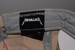 Metallica X New Era Beige Logo Strapback 9Forty