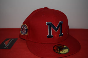 New Era Negro League Memphis Red Sox Gold Liner Fitted 59Fifty SAMPLE