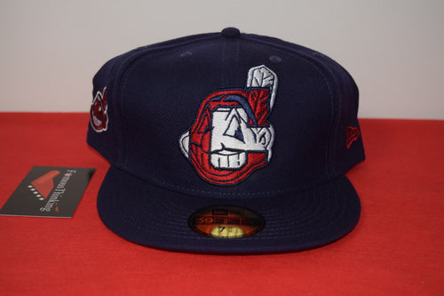 MLB New Era Cleveland Indians Crossover Wahoo Fitted 59Fifty
