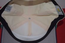 Load image into Gallery viewer, Masters Logo Beige Navy Visor Rope Snapback Hat By American Needle