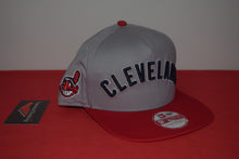 Load image into Gallery viewer, MLB New Era Cleveland Indians Script Snapback 9Fifty A-Frame