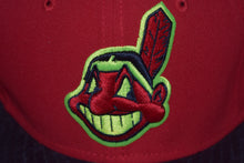 Load image into Gallery viewer, MLB New Era Cleveland Indians Chief Wahoo "Carbon Fibre" Snapback 9Fifty