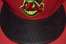 Load image into Gallery viewer, MLB New Era Cleveland Indians Chief Wahoo "Carbon Fibre" Snapback 9Fifty