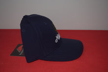 Load image into Gallery viewer, Masters Berckmans 1934 Logo Script Navy Snapback Hat By American Needle