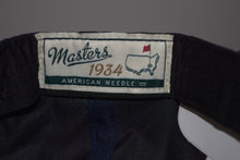 Load image into Gallery viewer, Masters Berckmans 1934 Logo Script Navy Snapback Hat By American Needle