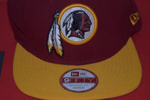 Load image into Gallery viewer, NFL New Era Washington Redskins Back Script Original Fit Snapback 9Fifty