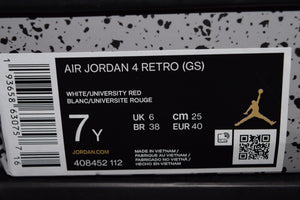 Air Jordan 4 Metallic Red GS