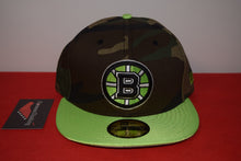 Load image into Gallery viewer, NHL New Era Boston Bruins Camo Fitted 59Fifty SAMPLE