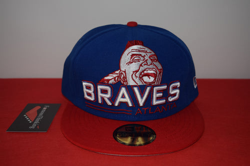 MLB New Era Atlanta Braves Chief Noc A Homa Script Fitted 59Fifty