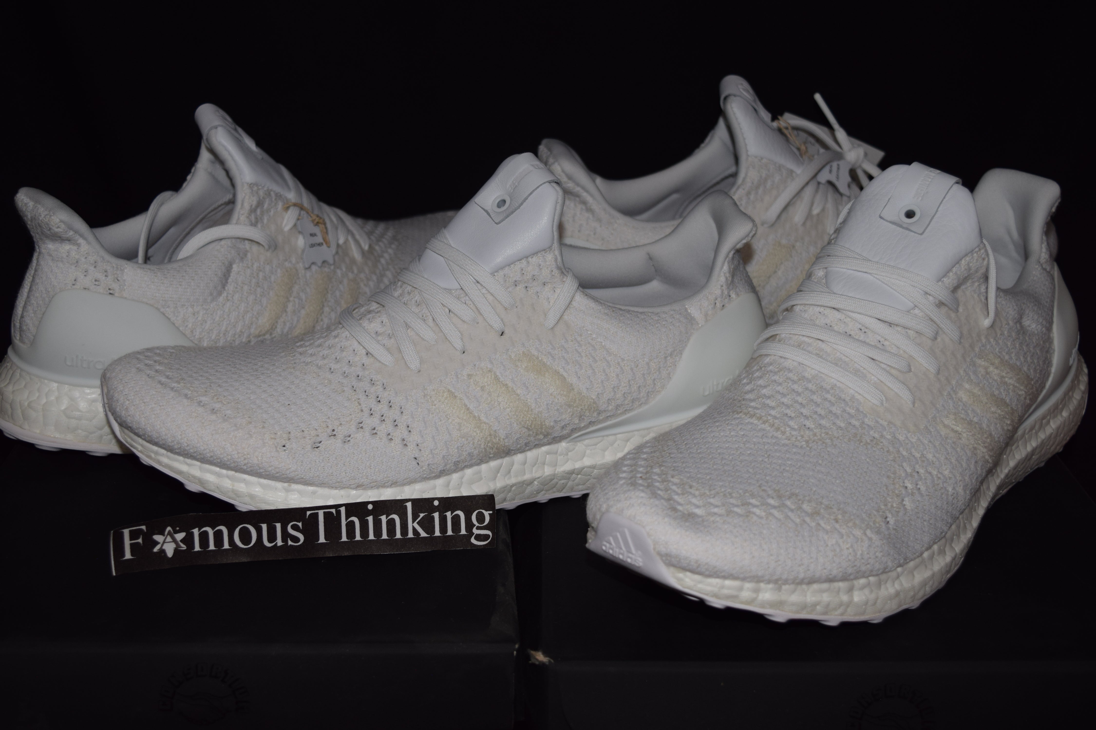 Adidas X A Ma Maniere X Invincible Ultra Boost Triple White – Famousthinking