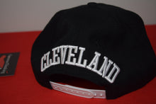 Load image into Gallery viewer, MLB New Era Cleveland Indians Chief Wahoo Metallic White Snapback 9Fifty