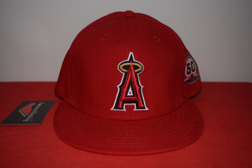 MLB New Era Los Angeles Angeles of Anaheim 50th Ann. Old Style Fitted 59Fifty