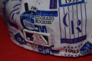 MLB New Era Colorado Rockies Homage SAMPLE 1 of 300 Fitted 59Fifty