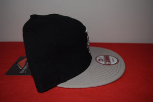 MLB New Era Cleveland Indians Grey Wahoo Snapback 9Fifty