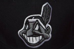 MLB New Era Cleveland Indians BW Wahoo Fitted 59Fifty