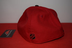 NHL New Era Chicago Blackhawks Red Black Fitted 59Fifty