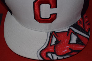 MLB New Era Cleveland Indians Big Face Chief Wahoo Fitted 59Fifty
