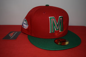 New Era Mexico Mazatlan Caribbean World Series Red Green Fitted 59Fifty