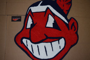 Cleveland Indians Chief Wahoo Rug Door Mat