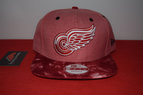 NHL New Era Detroit Red Wings Red Dye Design Lid Snapback 9Fifty