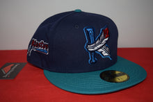 Load image into Gallery viewer, MILB New Era Kinston Indians Teal Fitted 59Fifty