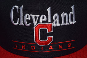 MLB New Era Cleveland Indians Script Snapback 9Fifty