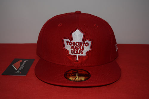 NHL New Era Toronto Maple Leafs Red Fitted 59Fifty