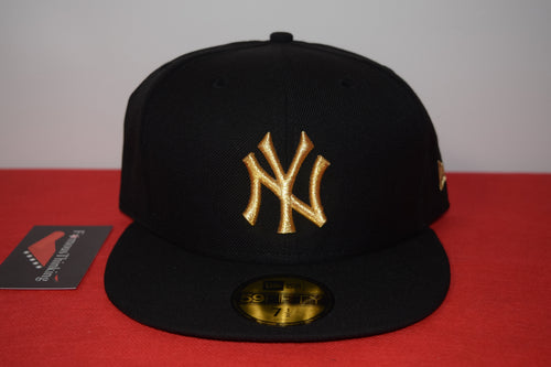 MLB New York Yankees Gold NY UV Fitted 59Fifty