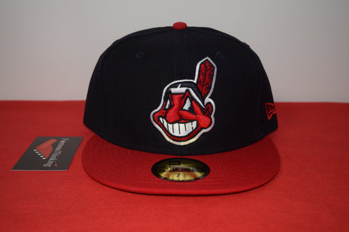 MLB New Era Cleveland Indians Chief Wahoo Fitted 59Fifty