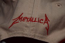 Load image into Gallery viewer, Metallica X New Era Beige Logo Strapback 9Forty