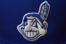 Load image into Gallery viewer, MLB New Era Cleveland Indians Chief Wahoo Blue Fitted 59Fifty