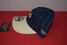 Load image into Gallery viewer, FILA X New Era Navy Pinstripe Strapback 9Twenty