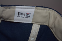 Load image into Gallery viewer, FILA X New Era Navy Pinstripe Strapback 9Twenty