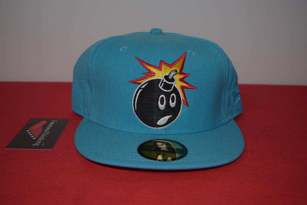 The Hundreds X New Era Blue Adam Bomb Fitted 59Fifty