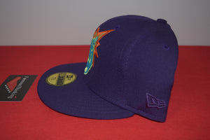 The Hundreds X New Era Purple Multi Color Adam Bomb Fitted 59Fifty