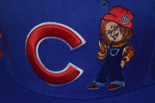 Load image into Gallery viewer, MLB New Era Chucky the Doll Chicago Childs Play Fitted Promo SAMPLE