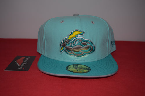 MILB New Era Trenton Thunder Teal Defunct Fitted 59Fifty