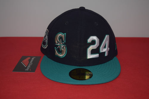 MLB New Era Seattle Mariners Ken Griffey Jr. Number Retirement Fitted 59Fifty SAMPLE