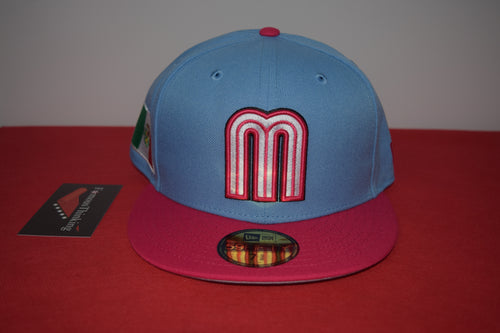 New Era Mexico Powder Blue WBC Fitted 59Fifty