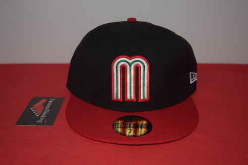 New Era Mexico Black Red Fitted 59Fifty