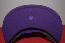 Load image into Gallery viewer, MLB New Era Cleveland Indians Chief Wahoo Purple Charcoal Snapback 9Fifty