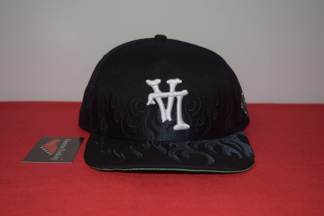 Kill The Hype KTHLA LA Black Flames Snapback