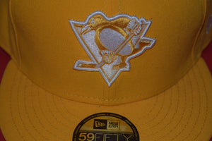 NHL New Era Pittsburgh Penguins Yellow Fitted 59Fifty