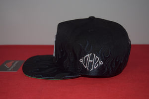 Kill The Hype KTHLA LA Black Flames Snapback