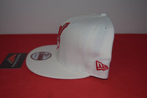 MLB New Era Cleveland Indians Chief Wahoo White Snapback 9Fifty