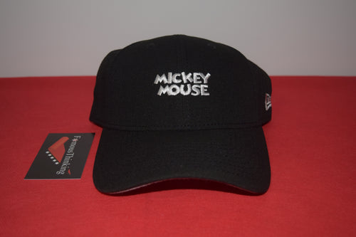 Disney X New Era Mickey Mouse Script Logo Velcro 9Forty